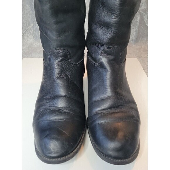 Blondo Womens Black Leather Waterproof Tall Riding Boots Size 9 B Made in Canada - Picture 3 of 12